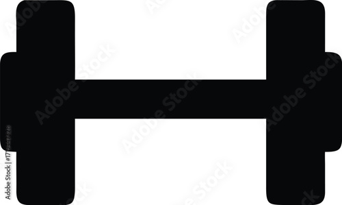 Black vector cross icon design representing a religious church symbol of faith