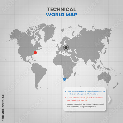 world map infographic