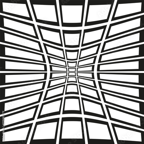 Obraz na plátne Abstract concave pattern