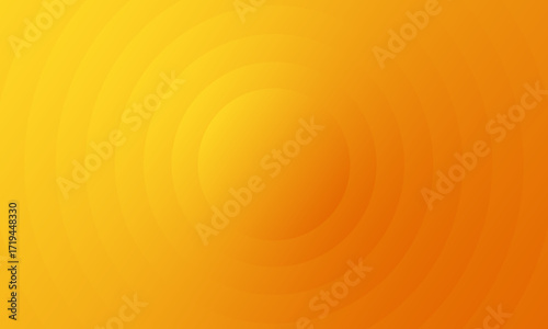 yellow 3d concentric circle pattern background, vector eps10
