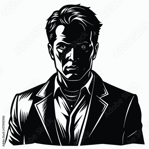 portrait of a handsome man