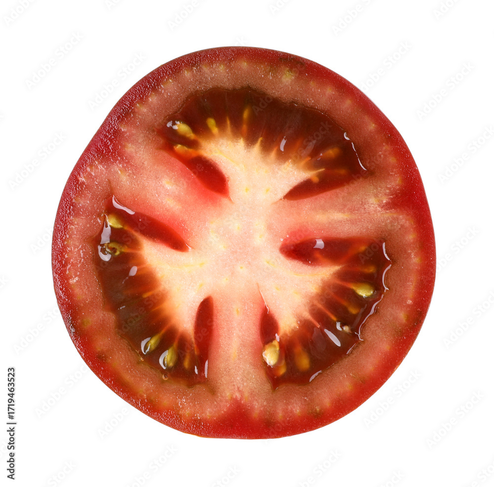 custom made wallpaper toronto digitalSlice of fresh tomato isolated on white