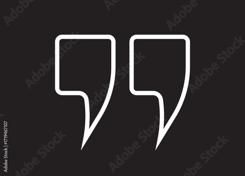 Quote mark collection. Quotation icon set. Vector illustration and transparent png. quote mark icon set. quotes icon vector sign design. discussion dialog remark open and close quote sign in