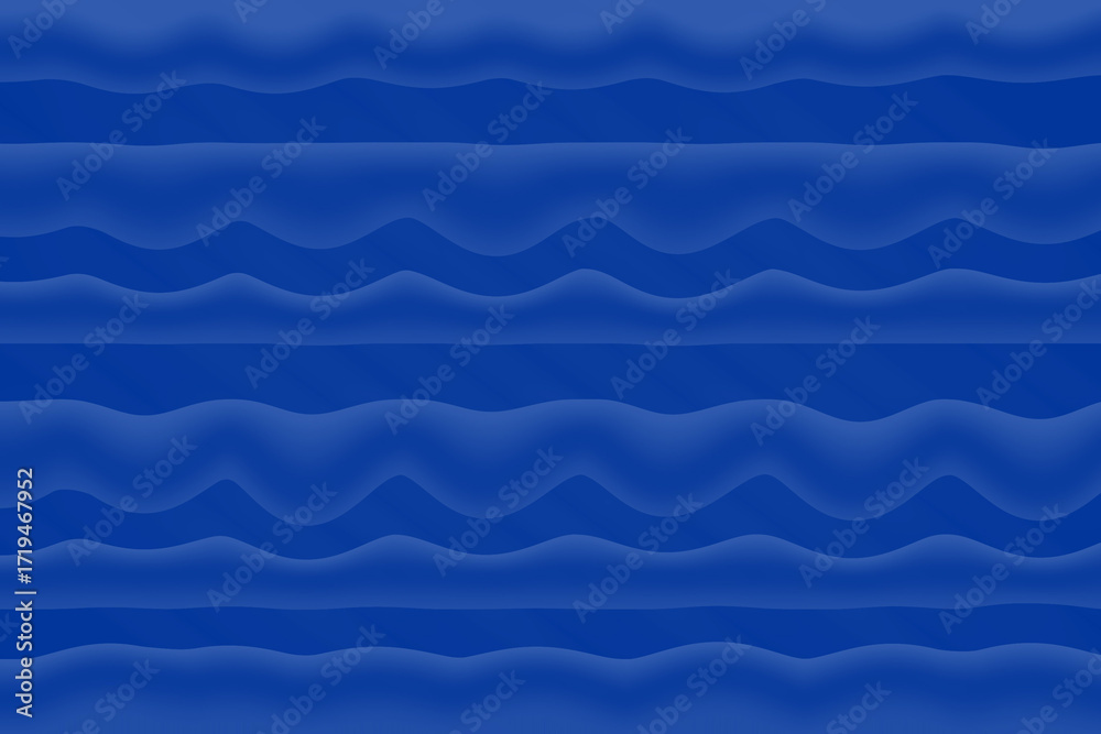 Obraz premium blue waves seamless pattern