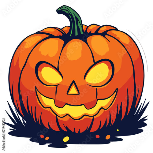 Pumpkin patch, glowing jack-o-lanterns, vibrant colors | halloween background with pumpkins | halloween pumpkins with bats | halloween background with pumpkins and bats |  jack o lantern