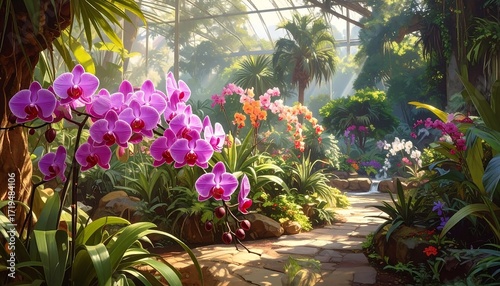 Tropical Orchid Conservatory's Radiant Ambiance
