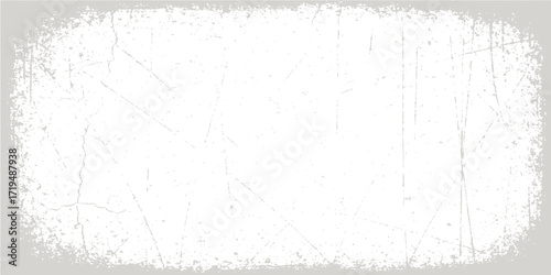 A textured black and white grunge wall with a rough, distressed concrete surface and a vintage aged paper design
