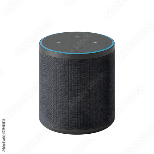 Obraz w ramie Amazon Echo smart speaker, isolated on transparent background
