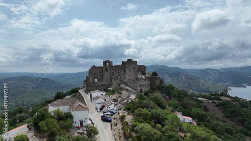Antiguo castillo de Castellar de la Frontera en la provincia de Cádiz, España