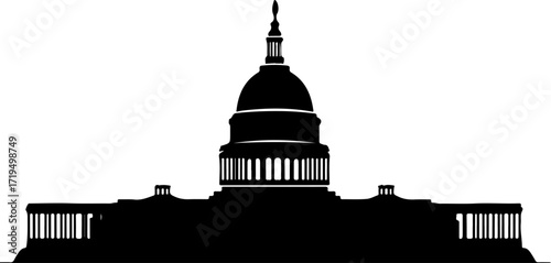 Washington silhouette vector illustration
