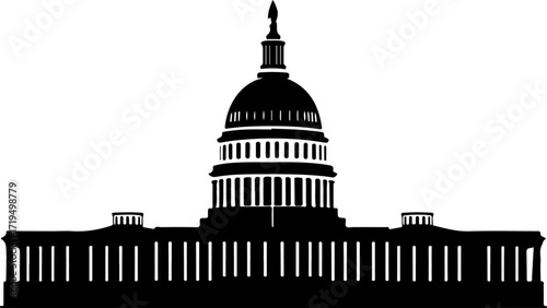 Washington silhouette vector illustration