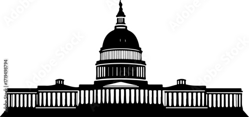 Washington silhouette vector illustration