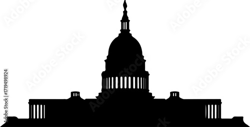 Washington silhouette vector illustration