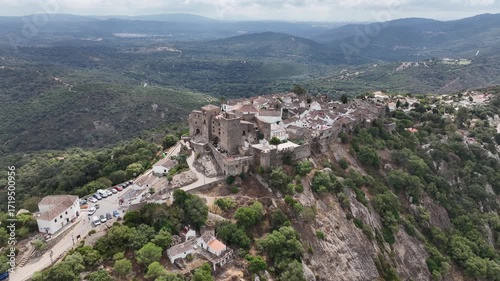 Antiguo castillo de Castellar de la Frontera en la provincia de Cádiz, España