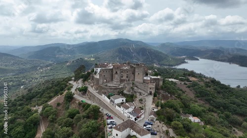 Antiguo castillo de Castellar de la Frontera en la provincia de Cádiz, España