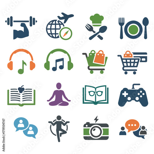 Figures that advocate for physical and mental health in everyday life