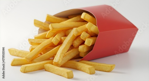 french fries in a box