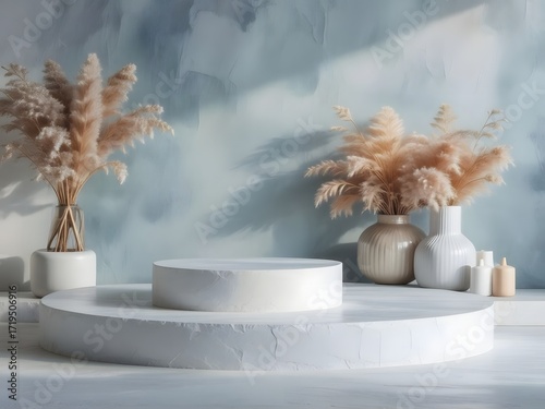 Elegant product showcase with neutral tones and modern platform, perfect for beauty, cosmetics, or lifestyle brands seeking sophisticated presentation