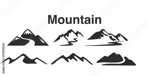 mountain vector illustration 