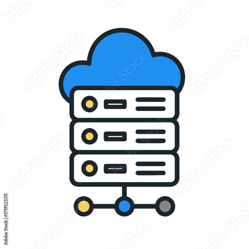 Cloud Server Network Data Center Hosting.