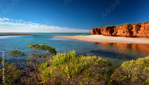 Roebuck Bay Kimberly Coast Sand Cliffs And Mangrove
