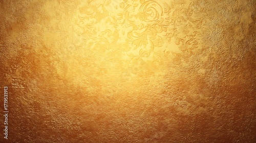 Luxury golden texture background with floral pattern for design and decoration
