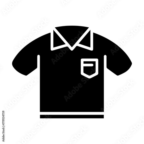 Black Polo Shirt Icon
