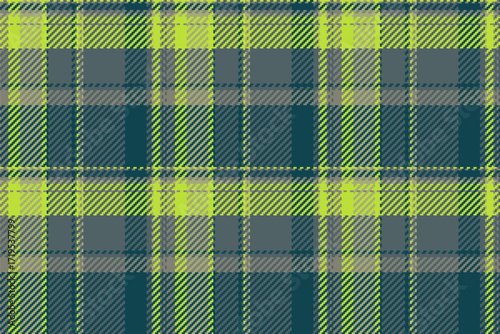 Fibrous pattern plaid textile, quality fabric vector check. Stripe texture tartan seamless background in pastel and cyan colors.