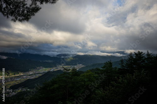 山から見る景色