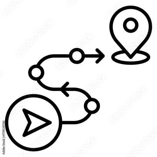 Route Planner Icon