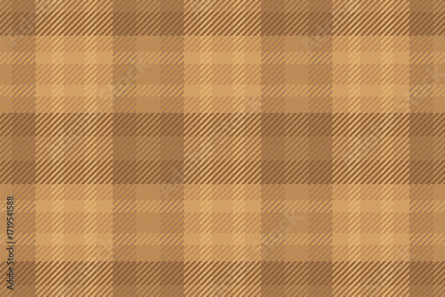 Sophisticated plaid pattern with warm earthy tones  intricate woven texture. Timeless aesthetic, perfect for backgrounds, design projects, or textile simulations.