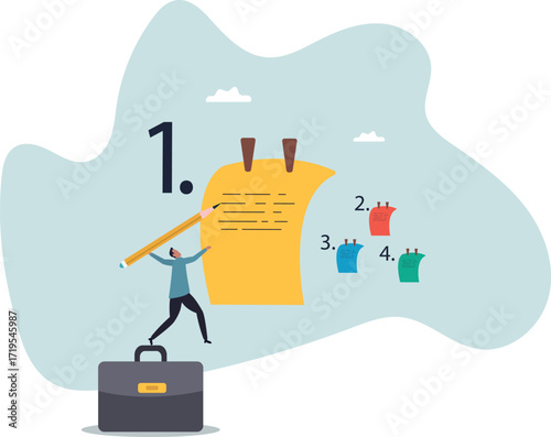 Category or prioritize work for project management, sorting important or urgency tasks,about a man and his life.