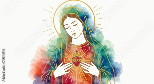 Virgin Mary Portrait
