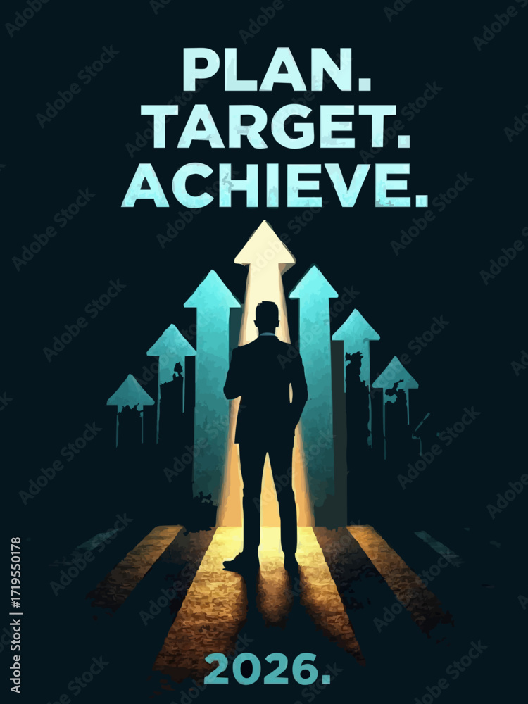 Fototapeta premium Strategic Vision for Achieving Business Goals