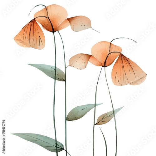 My Watercolor illustration, illustration sliced cloudberry painting isolated on a white background, illustration, AI painting design, vector set, eps format design