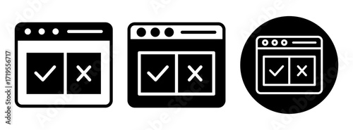 Ab Testing Icon Collection Glyph & Mixed Style