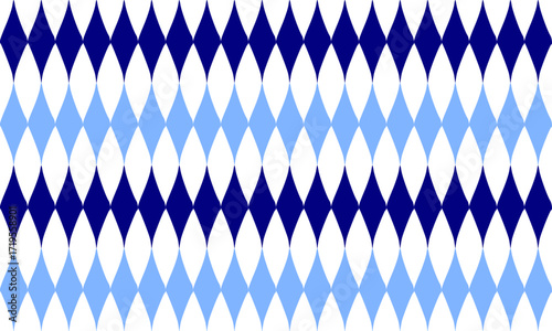 two tone blue diamond repeat horizontal strip pattern, replete image design for fabric printing