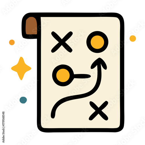  business plan Icon, Filled Line style icon vector illustration, Suitable for website, mobile app, print, presentation, infographic and any other project.