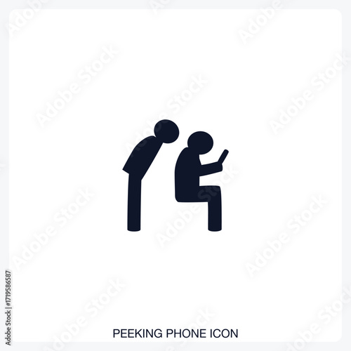 Peeking Phone Icon