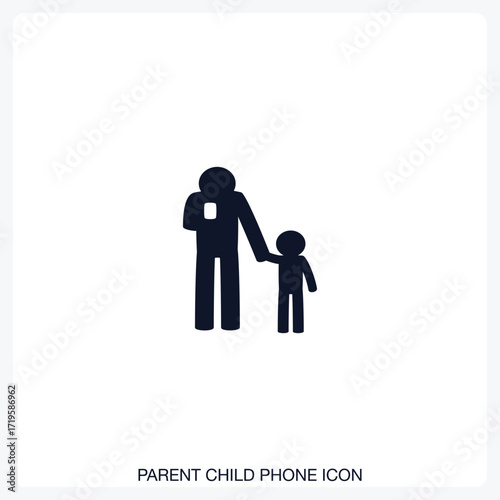 Parent Child Phone Icon