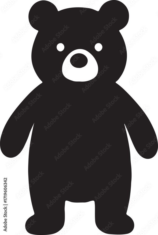 Obraz premium teddy bear vector illustration