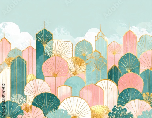 abstract floral background