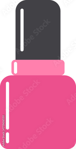 Makeup Illustrator - nail polish bottle