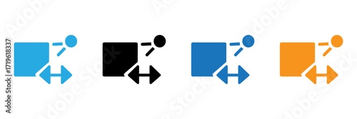 Versatile resize icons in multiple colors offer endless customization. Perfect for enhancing user interfaces, apps, and websites with a modern and functional design.