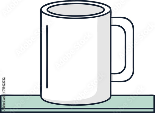 cup workplace desk silhouette illustration, coffee mug office drink art
