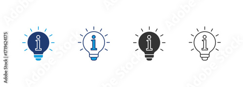 Hint Icon Set Multiple Style Collection