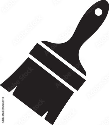 Bed with Headboard Silhouette Vector Icon