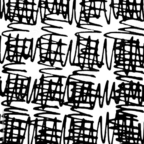 Monochrome hand-drawn crosshatch texture