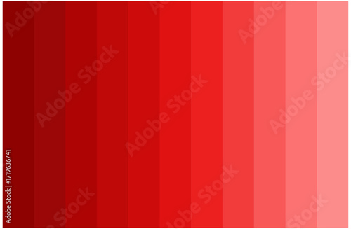 Red Color Shades Swatches Set Pantone Palette Abstract Graphic Design Vector