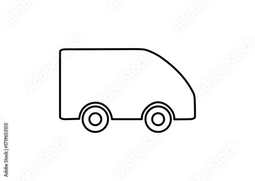 Van Icon Vector Illustration